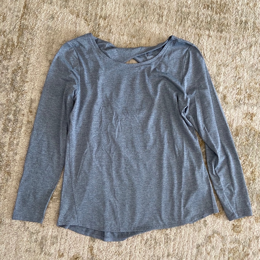 Athleta open back long sleeve top